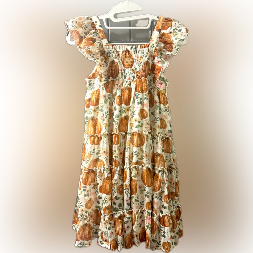 Cheeky Plum Pumpkin Girls Dress